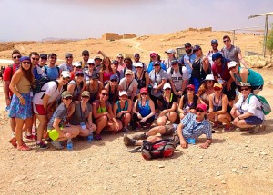 birthright group on massada courtesy of Abbey Henkin