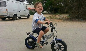 Four-year-old Daniel Tregerman
